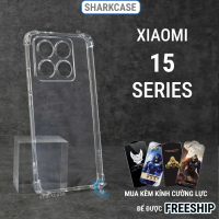 Ốp lưng cho Xiaomi 15 , 15 pro 5G trong suốt silicon chống sốc nhựa dẻo bảo vệ camera Vỏ bao đt xiao