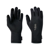 【RAB】Power Stretch Contact Glove Men 保暖刷毛觸控手套 男款 黑色 #QAH55