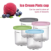 Reusable Ice Cream Cup Containers For Homemade Ice Cream Sorbets Yogurts Ice Cream Storage Containers Ice Cream Box