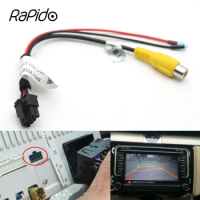 8Pin RCA Camera Video Input Cable Adapter Wiring Connector for VW Desay SV Auto NAV263 NAV518 SV2311 SV2312 SV2313 Android Radio