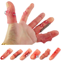 Broken Finger Fake Bloody Fingers Scary Costume Prop For Haunted House Halloween Party Decoration Supplies Halloween Horror Prop
