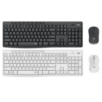 Logitech MK295 Mute Lag-free Wireless Keyboard Mouse Set For Home Office Gaming Advanced Optical Tracking Mice