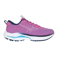 MIZUNO WAVE INSPIRE 20 SSW 女慢跑鞋-慢跑 訓練 J1GD241324 紫桃紅深藍