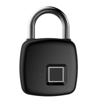 Keyless Safe Padlock Smart Home Smart Door Lock 300 Mah Fingerprint Lock Mobile App Unlocking Waterproof