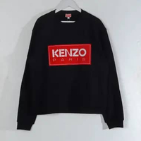 Sweater KENZO PARIS SQUARE RED BLACK SWEATSHIRT 100% ORIGINAL Size XL
