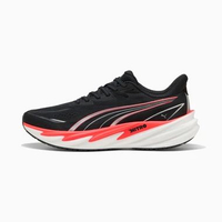Puma Men Running Velocity NITRO 5 Sepatu Lari Pria [31294407] 8 Black - Ultra Red