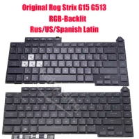 Rus US Spanish Latin Keyboard for Asus Rog Strix G15 G513 G513RC G513RM G513RW G513QR G513QE G513IM G513IE G513IC With Backlit