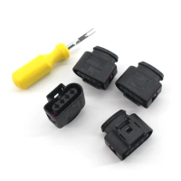 4pcs Car Ignition Coil Connector Repair Kit +0.3CM Take-up Tool for Audi VW 8K0 973 724
