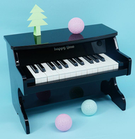 電子琴 鋼琴 兒童玩具琴 樂器 快樂年華兒童鋼琴木質電子琴初學小男女孩寶寶音樂玩具 3-6歲1迷你 全館免運