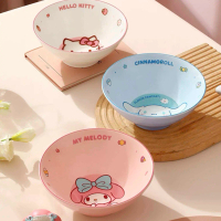 Sanrio Ceramic Bowl Ramen Bowl Noodles Bowl Soup Bowl Cute Tableware Dining Kitchenware Home & Livin