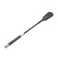 Black PU Leather Whip Premium Quality Crops Equestrianism Paddles Riding Crop Horse Whips Paddle Slapper Horse Training
