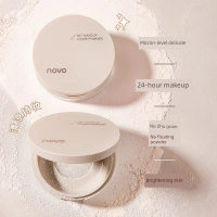cushion foundation foundation full coverage foundation NOVO bedak tabur lembut dengan kesan bokeh, m