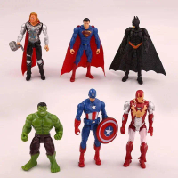Avengers Marvel Superheroes Superman Captain America Iron Man Hulk Batman Action Figures Toys