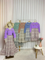 GAMIS ANAK WANWAN BAHAN KNIT DAN VOXY PREMIUM SMLXL BABY.CLOTH UNTUK UMUR 3-14 TAHUN baju muslim  pr