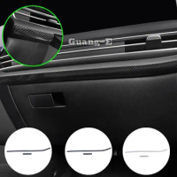 Car Sticker Inner Cover Trim Stainless Steel Middle Console Control Auto Interior For Hyundai Elantra Avante 2020 2021 2022 2023