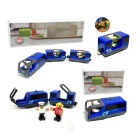 Blue Electric Train Boy Toy Compatible With New Train Track Set Children's Track Toy Older Than 3 Years Old Plastic w112