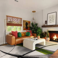 【Fuwaly】勤美地毯-200x290cm(現代 簡約 條紋 大地毯 客廳地毯 書房 起居室)