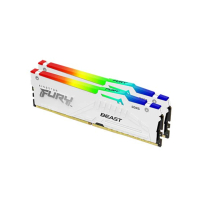 Kingston 金士頓 FURY Beast DDR5 RGB 6000MT/s 64GB（2x32GB）記憶體 白色(KF560C30BWEAK2-64)
