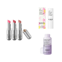 【KIKO MILANO】果漾亮采潤色護唇膏3g x 3件組(潤唇膏／唇彩／口紅／唇蜜／唇膜／唇釉／唇部磨砂膏)