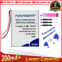 HSABAT 0 Cycle 200mAh Battery for JBL T450BT wireless Bluetooth headset High Quality Replacement Accumulator