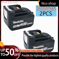 Original Makita 5000mAh 14.4V Rechargeable Li-ion Makita 14V Power Tools 5.0Ah Batteries BL1460 BL1