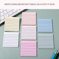 Post-it Note Garis Horizontal Kantor Pembelajaran Post-it Note Universal