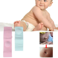 For 0-1 Years Old Baby Children Infant Kids Umbilical Hernia Therapy Treatment Belt Breathable Bag 2pcs Elastic Cotton Strap