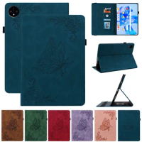 Tablet Case For Huawei Matepad 11 Pro 2022 Emboss Butterfly Wallet Stand Cover For Funda Huawei MatePad Pro 11 2022 Case Coque