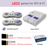 [Brand-New]VILCORN 16-Bit Wireless/Wired R Video Game Console Built-In 4800  Games For Everdrive SNE