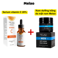 【Deal hot]】 【Chính hãng】 Kem dưỡng trắng da mặt nam Melao và serium vitamin C 20% dưỡng ẩm, làm da s