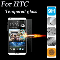 2.5D 9H Screen Protector Tempered Glass For HTC Desire 510 516 610 616 626 820 One M7 M8 Cover Case Protective Film Guard