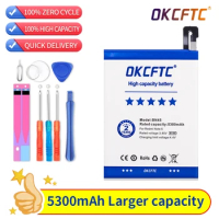 OKCFTC Orginal BN45 5300mAh Battery For Xiaomi Redmi Note 5 Note5 BN45 Phone Replacement Batteries +Tools