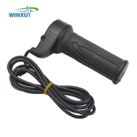 Electric Bicycle Twist Throttle Hall Sensor Turn Handle Accelerator 1.5m for Electric Scooter Ebike E-bike Motorcycle Tricycle