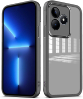 Casing Telefon untuk Realme Note 60 / Note 50 / C53 / C51 dengan Frame Kamera Elektroplated dan Penu
