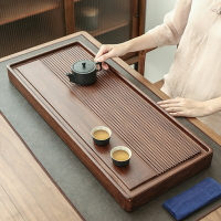 福京家用茶盤客廳茶幾干泡商用茶臺中式排水復古風大號長方形茶海