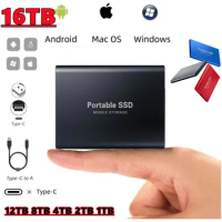 SSD USB3.1 High-speed Solid State Drive 64TB 32TB 16TB 8TB 4TB Portable Type-C External Hard Disk For Laptops Notebook 2#