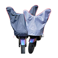 【風之守護】防水防曬-機車龍頭罩 加長版-快(適用Gogoro與50-125cc各式機車龍頭)