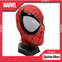 Marvel New 1:1 3D Ultimate Spider-Man Mask with Faceshell &amp; Lenses Handmade Spiderman Mask Superhero Cosplay Movie Restoration