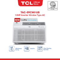 TCL 1.0HP Eco Inverter Window-Type Air Conditioner - TAC-09CWI/UB Aircon