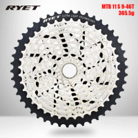 RYET 2022 MTB Cassette 11/12 Speed Bike Accessories 9-46T Flywheel XD 11S 12S Ultimate Sprocket K7 11V MTB Bicycle Freewheels