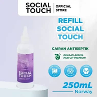 REFILL Pocket Hand Sanitizer Food Grade - Social Touch Germ Free 250mL - Norway - Purple