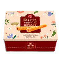 【義美】義美典藏厚濃蛋捲禮盒304g(禮盒/分享)