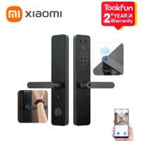 Xiaomi Smart Door Lock E20 Video Monitor Fingerprint Lock 170° Wide Angle Home Anti-Theft Door Lock Electronic Lock Doorbell