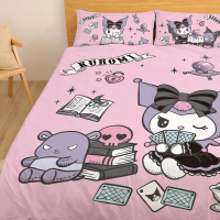 【Kuromi 酷洛米】神秘占卜師 - 床單 天絲 - Sanrio 三麗鷗|台灣製造 台灣直送 單人床單