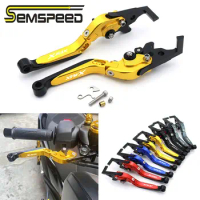 SEMSPEED XMAX 2023 CNC New Parking Lever Folding Stretchable Brake Clutch Lever For Yamaha X-MAX 300 XMAX250 XMAX 125 XMAX400