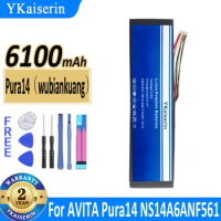 6100mAh YKaiserin Laptop Battery pura 14 For AVITA Pura14 NS14A6ANF561 CN6613-2S3P Batteries