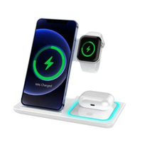 REMAX睿量15W快充多功能耳機手提電話手錶無線充充電器桌面支架RP-W53