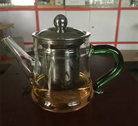 耐高溫玻璃茶具花茶壺套裝茶杯功夫茶具加厚不銹鋼過濾普洱紅茶壺