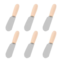 6 Pcs Cheese and Butter Spreader Sperater Knife Cooking Tool Stainless Steel Spatula Cream
