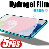 5pcs Matte Safety Hydrogel Film For Samsung Galaxy A52 A52s A12 4G 5G Samsumg Sansumg Galaxi A 52 52s 12 5 4 G Screen Protector